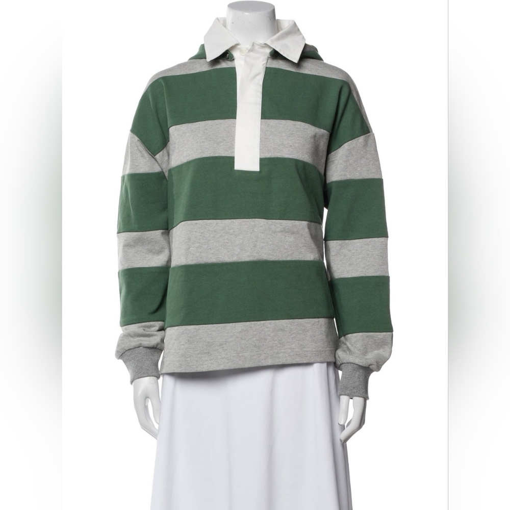 We-ar4 NWT Stripped Top With Hood size Medium
